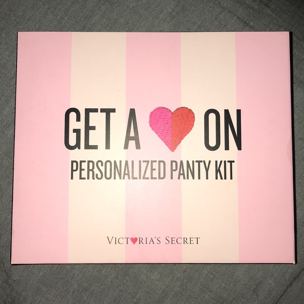 Victoria’s Secret personalized panty kit